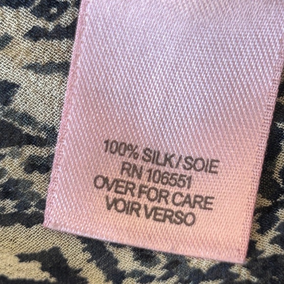 Calypso St Barth 100% Silk Cover Up - Size S - Blues and Gold - Picture 11 of 12